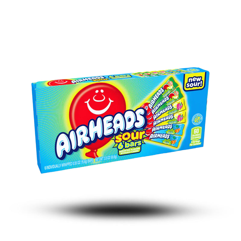 Airheads Sour 6 Bars 93,6g
