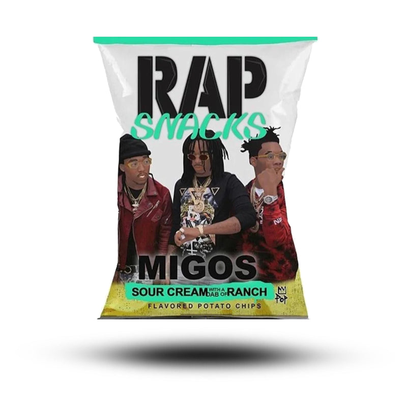 Rap Snacks Sour Cream with a dab of Ranch Migos 71g