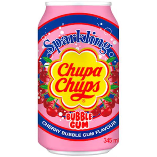 Chupa Chups Sparkling Bubblegum Kirsch, 345ml