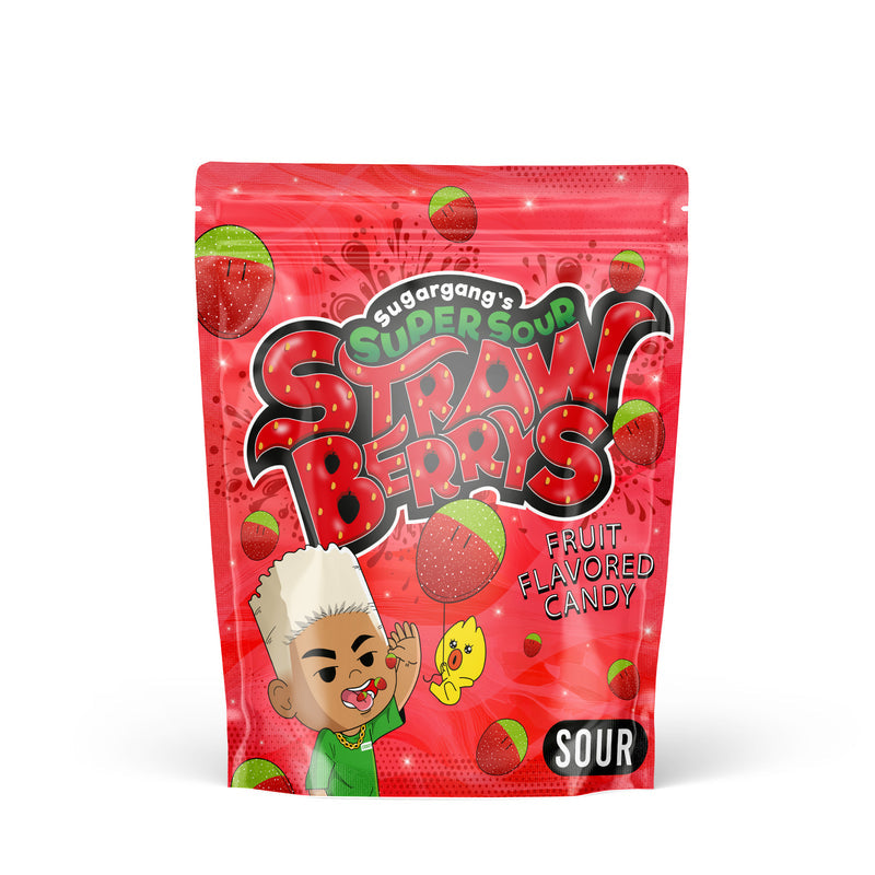 Super Sour Strawberries 54g
