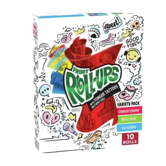 Fruit Roll-Ups Varieté, 10 stück