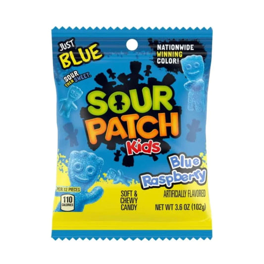Sour Patch Kids Blue Raspberry, 102g MHD: 08.09.2025